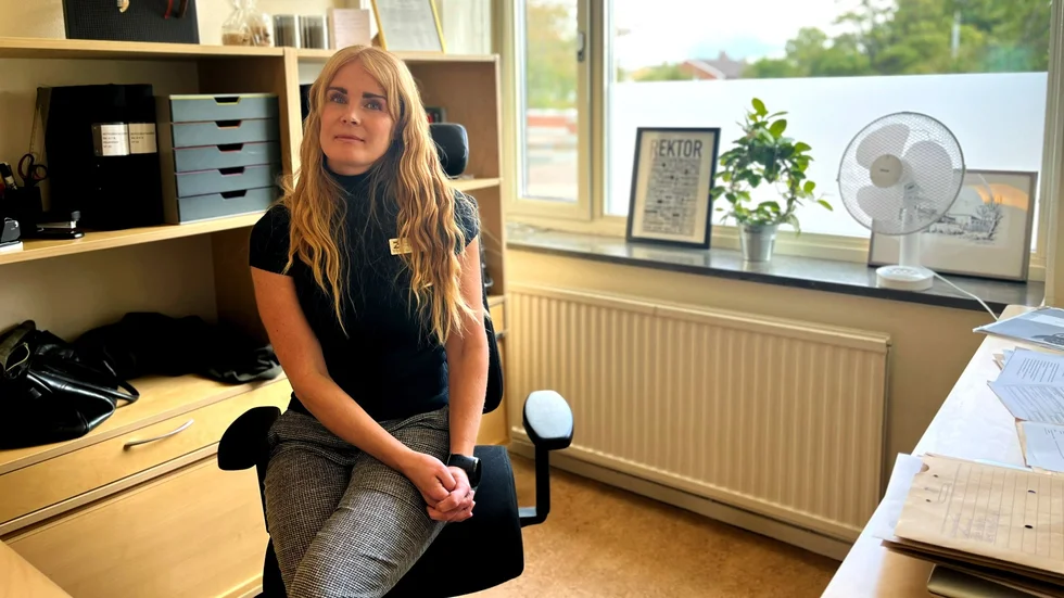Ett av Elin Härnbys viktigaste mål som rektor för Årbyskolan är att få in fler elever i gymnasiet: "Där klarar de flesta sig".