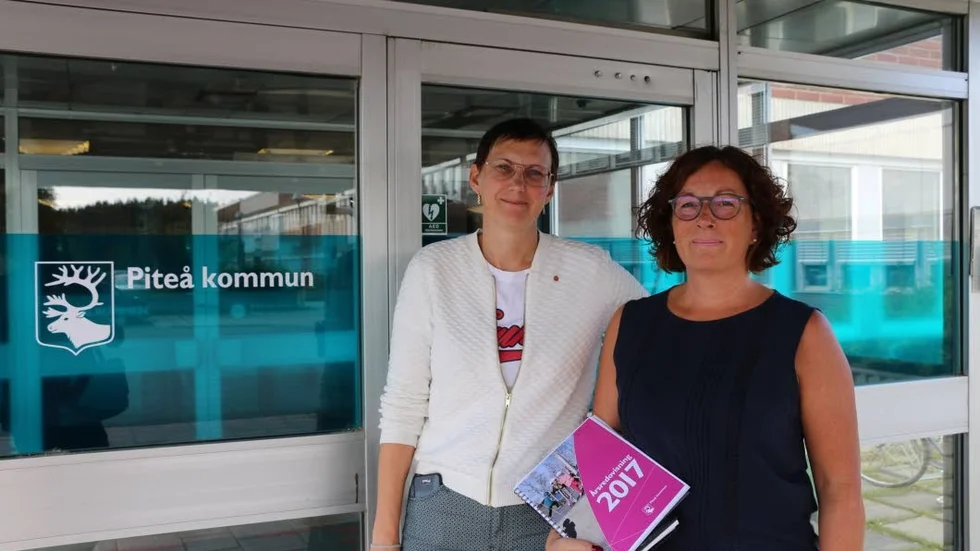 Piteå kommun har en hög pensionsskuld, men samtidigt en stabil ekonomi. Kommunalrådet Helena Stenberg (S) och ekonomichefen Åsa Öberg är inte oroliga inför framtiden.