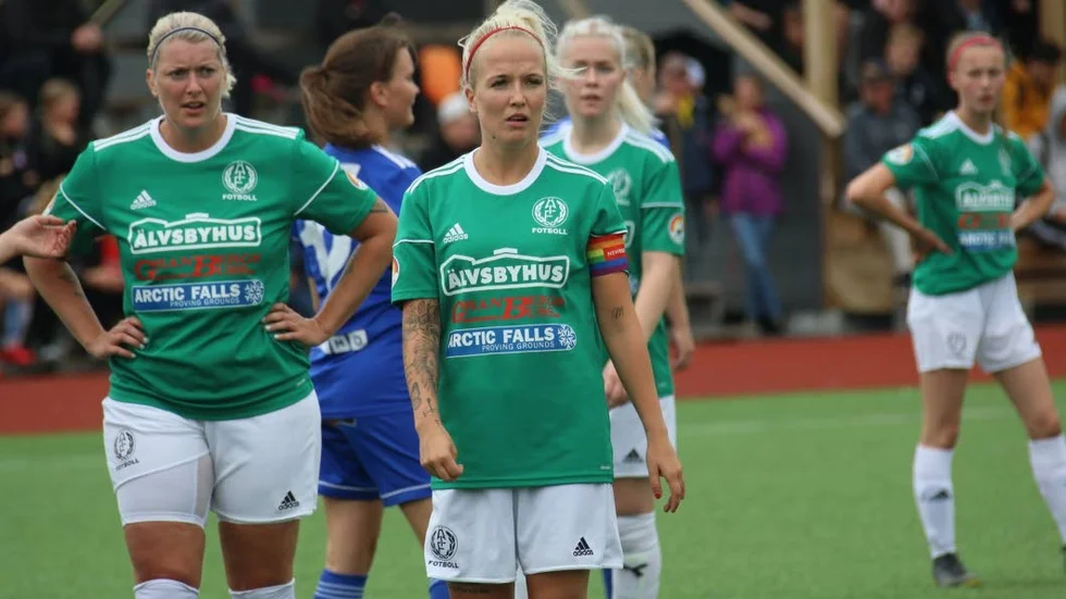 Anna Berglund nätade för Älvsbyn, men det räckte inte mot Kågedalen. (Arkivbild)