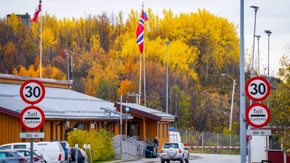 Den norsk-ryska gränsövergången vid Storskog i Finnmark. Arkivbild.