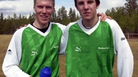 Gustav Persson gjorde båda målen för K 4.