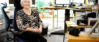 Kurirens ansikte utåt lämnar växeln