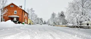 Massor av snö men inga röjare