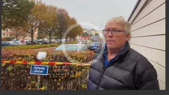 Bilexplosion i Enköping
