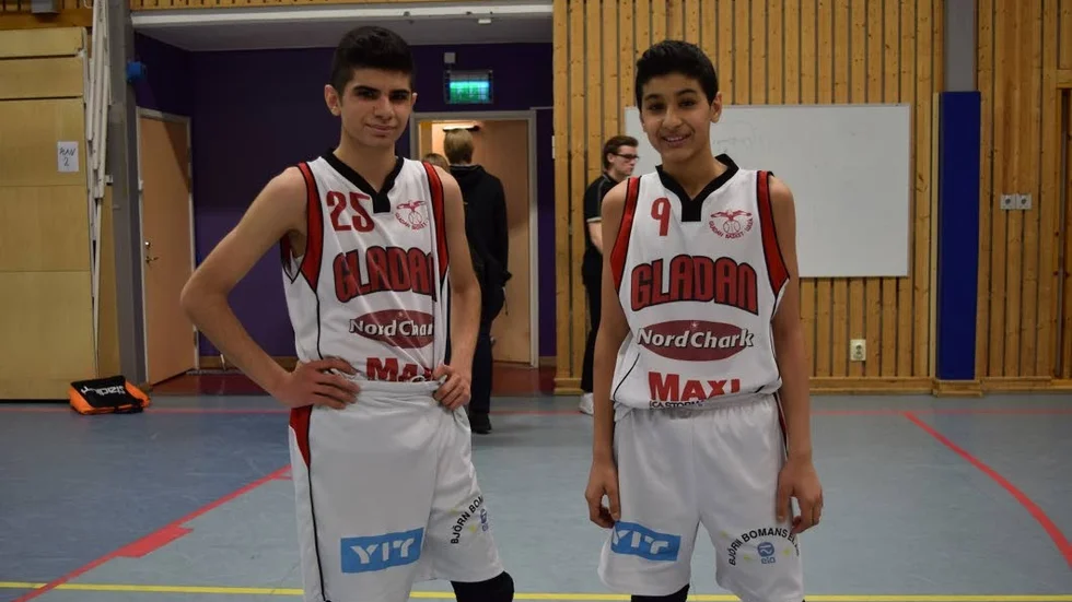 Segrare. Mohammed och Monjed Ktaiman vann guld med Gladan i All Night Game.