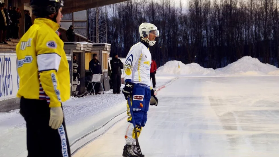 Målskytt. HT Bandys Pekka Hiltunen blev tvåmålsskytt.