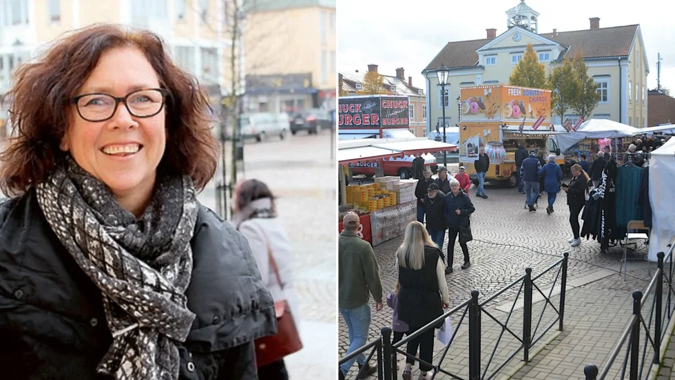 Helgens höstmarknad i Vimmerby har väckt många reaktioner och diskussioner om framtiden. "Marknaden är viktig för hela Vimmerby", säger Beathe Skaate, ordförande för Vimmerby Handel.