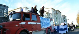 Demonstrant: "Vi betalar för irakiska turister"