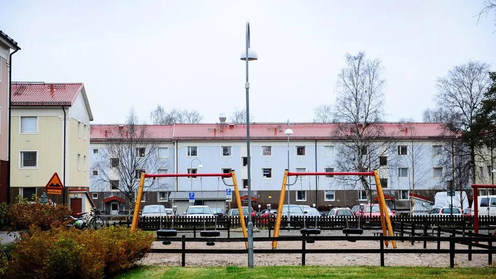 Ett av fyra. Svensk bostadsfonden äger kvarteret Trumman på Örnäset, ett av fyra som de uppgraderar lägenhet för lägenhet. Av totalt 80 i landet.