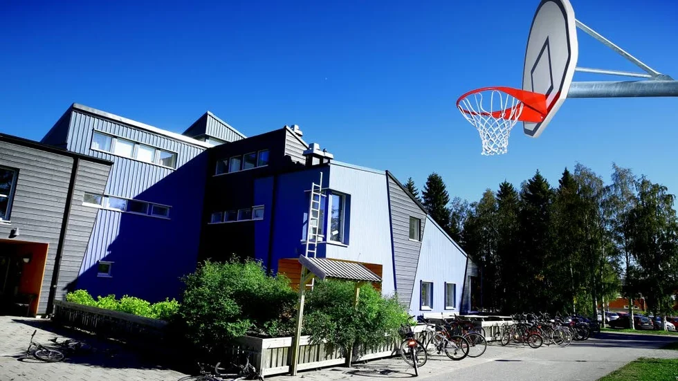 Kråkbergsskolan i Sunderbyn.