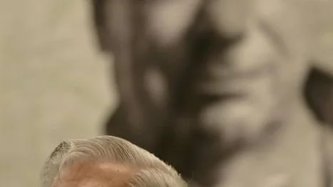 Peruvian writer Mario Vargas Llosa speaks during the presentation of his most recent book "La Libertad y la Vida" or "The Freedom and The Life" at the International Book Fair in Guadalajara, Mexico, Friday, Dec. 4, 2009. (AP Photo/Carlos Jasso)