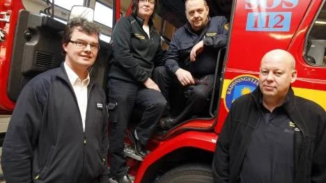 Räddningstjänsten i Älvsbyn består nu av fyra fast anställda, varav den första, räddningschef Torbjörn Johansson, är på plats en dag i veckan. Men Margareta Lundberg, Ulf Nilsson och Roger Bohman är kvar på heltid.
