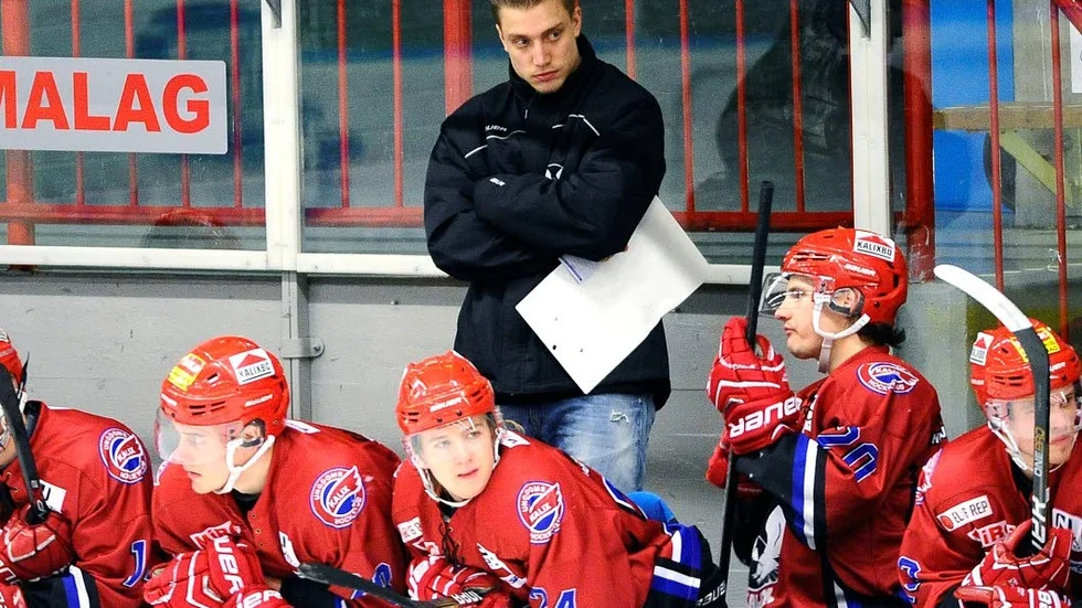 Robin Lindqvist, tränare i Kalix.