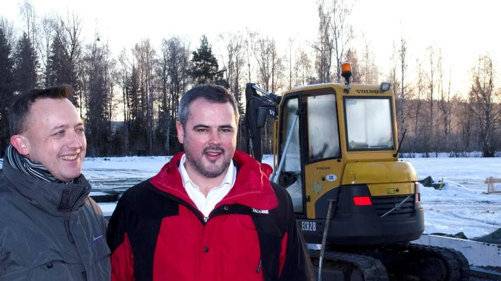 Nöjda med Bodenetablering. Andy Long och Paul Morrison, Hydro 66, lovprisade samarbetet med Bodens kommun, Node Pole och de inblandade lokala företagen.