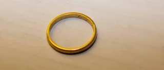 Fick en guldring tillbaka i växel