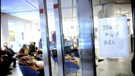 Öppet på Nordea trots skylten... I går höll Nordea sitt kontor öppet som vanligt.