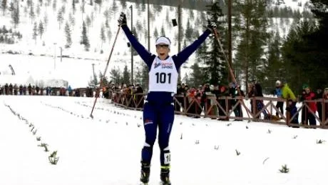 bäst i längden. Charlotte Kalla vara favorittippad innan lördagens tremil på långlopps-SM. Kalla gjorde ingen besviken och tog hem SM-guldet, vilket hon däremot misslyckades med på söndagens sprint. Foto: THORD ERIC NILSSON