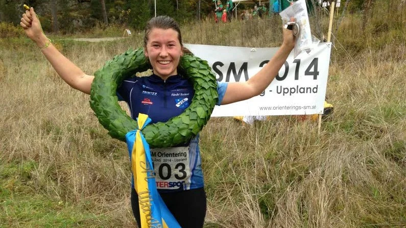 Evelina Wickbom, Vittjärvs IK, tog SM-guld.