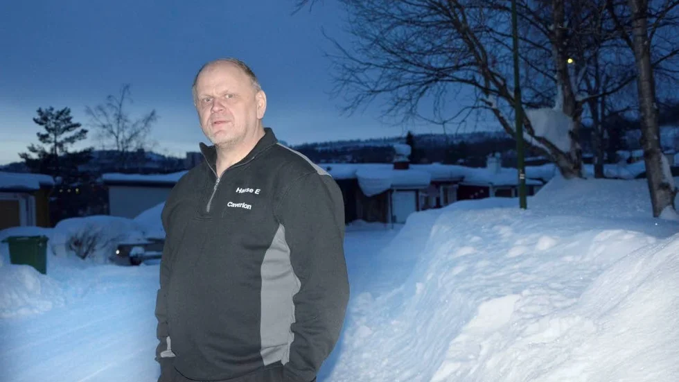 Under all kritik. Det omdömet ger Hans Eklund snöröjningen i östra Malmberget.
