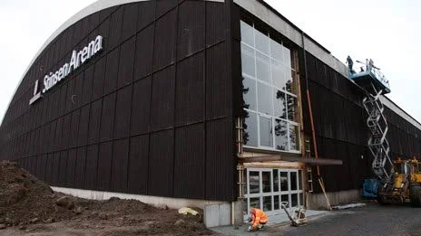 FÖREBILDEN. Det är den här hallen Kalix Kommun har tittat på när ett underlag för en egen hall ska tas fram.