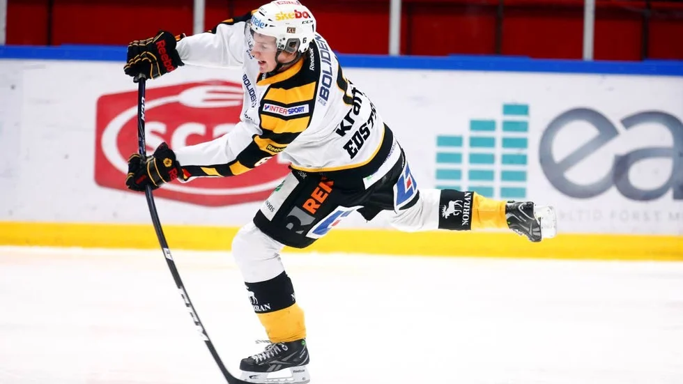 Rasmus Edström i Skellefteås tröja.