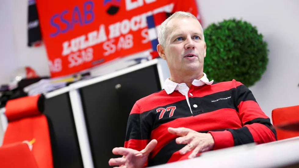 Vd. Stefan Enbom vd för Luleå Hockey.