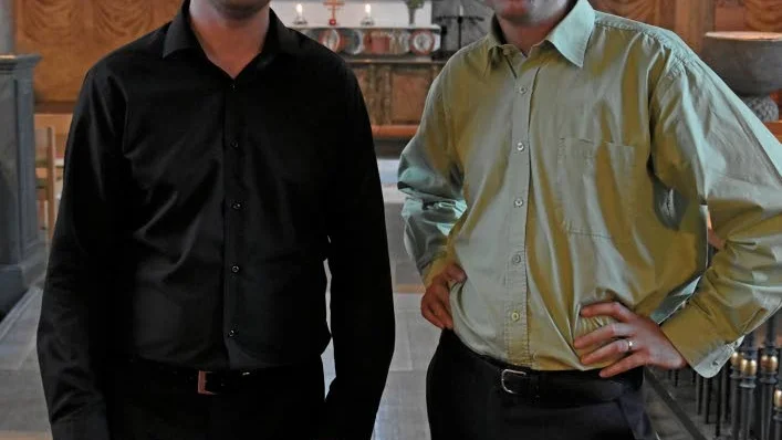 Daniel Serbac och Gustav Jannert.