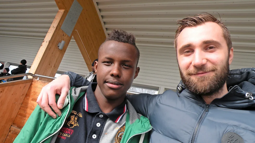 PORTUGAL NÄSTA. Mustafe Ismail Ahmed, 13, Sunnanå, ska träna med portugisiska förstaligelaget Braga. Aleksandar Sorgic följer med på resan.