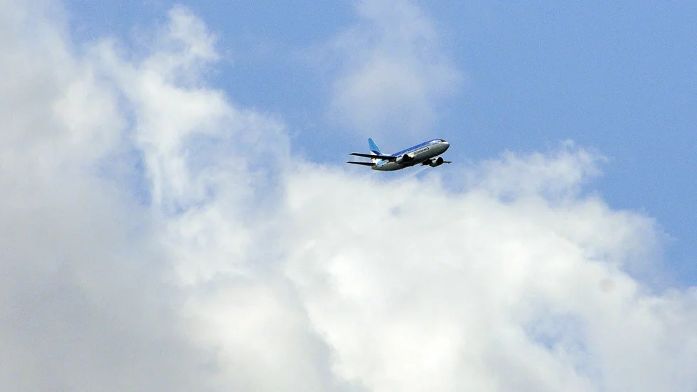 Flugit hem. Estonian air har flugit hem alla plan efter helgens konkurs. Foto: Johan Nilsson / TT.