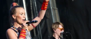 Slagkraftigt och politiskt när Sofia Jannok gästade Trästockfestivalen