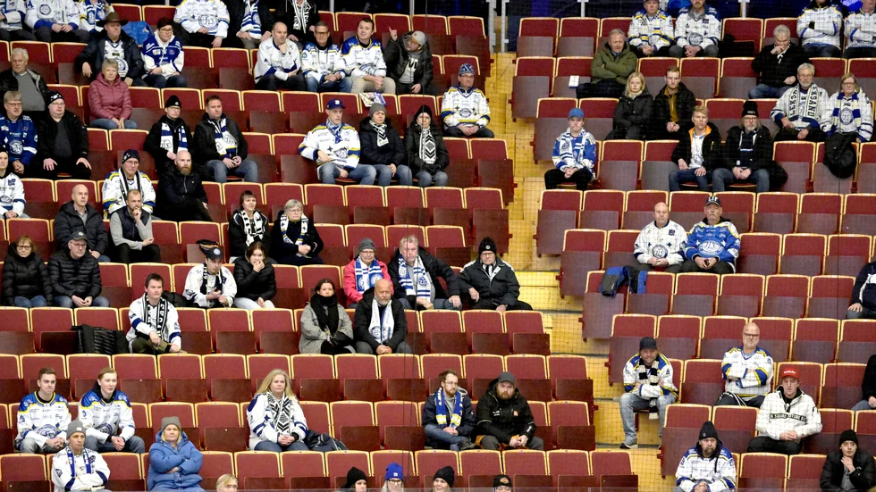 Nu släpper regeringen på restriktionerna som reglerar åskådarantalet på idrottsevenemang. Arkivbild.