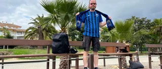Titta! En ensam Siriussupporter i Spanien