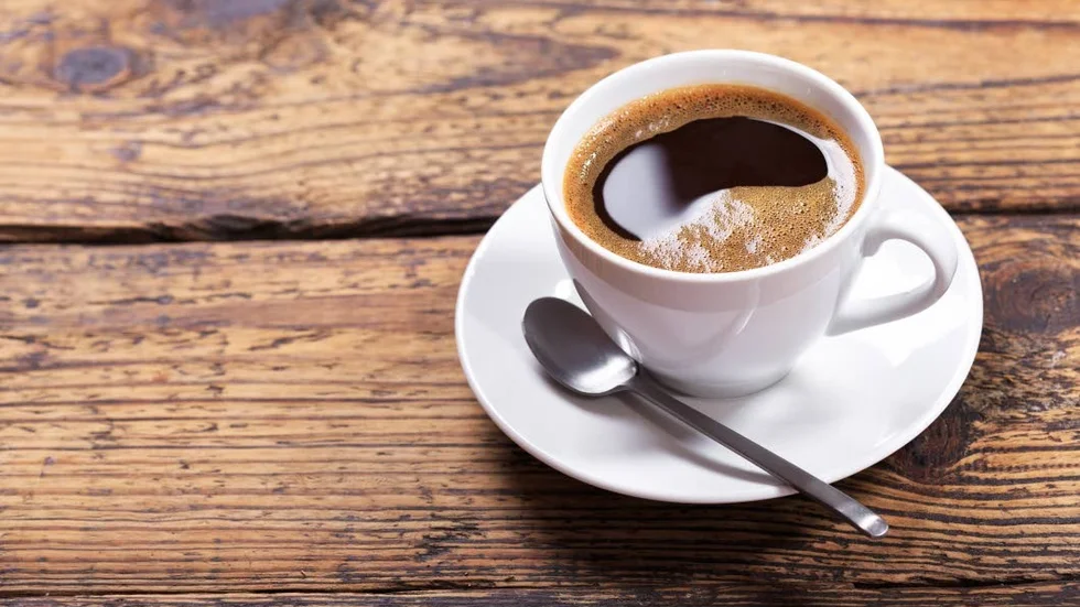 En kopp. Hälsobringande kaffe.