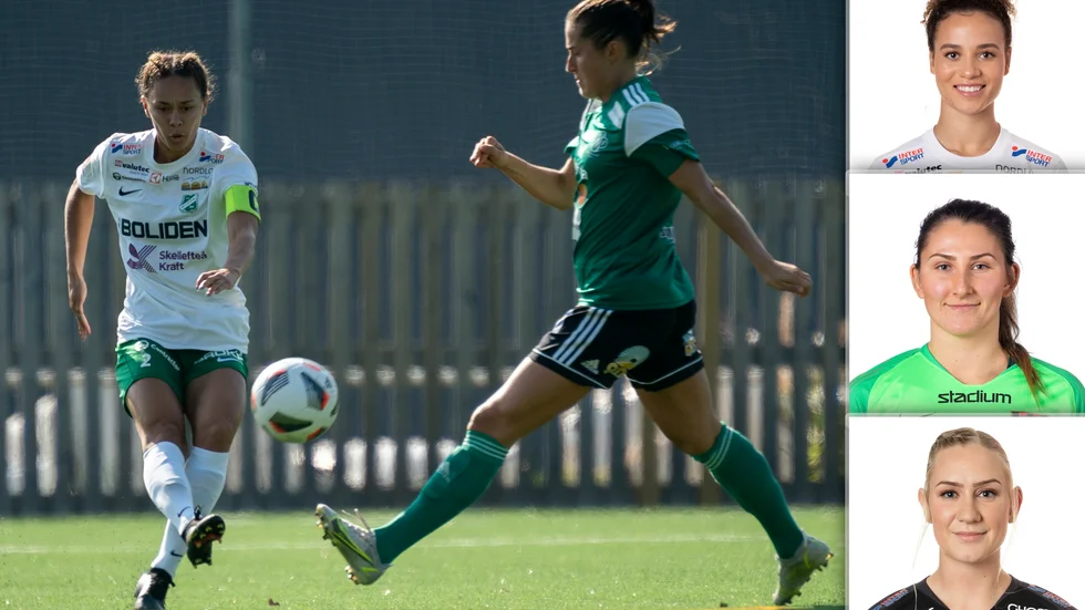 Rebekah O'Brien, Arianna Veland, Lovisa Koss och Louise Högrell kan alla prisas när elitettans bästa spelare och mål ska utses.