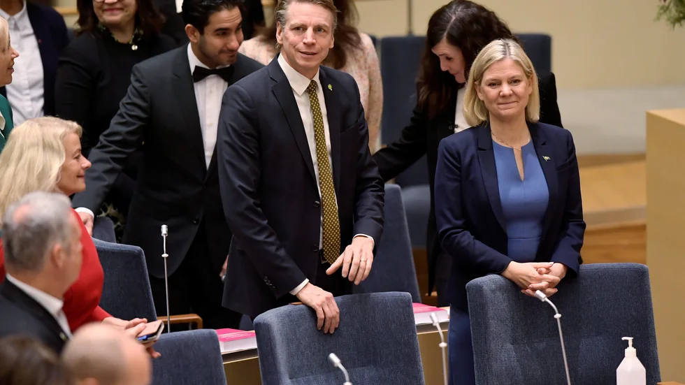 Sveriges statsminister Madalena Andersson.