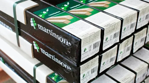 Martinsons är en stor leverantör till byggvaruhandeln och har avtal med de flesta större kedjor.