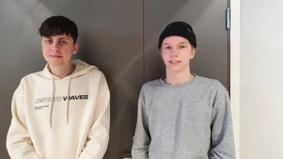 David Andersson och Arvid Stedt vid Bulbus UF. 