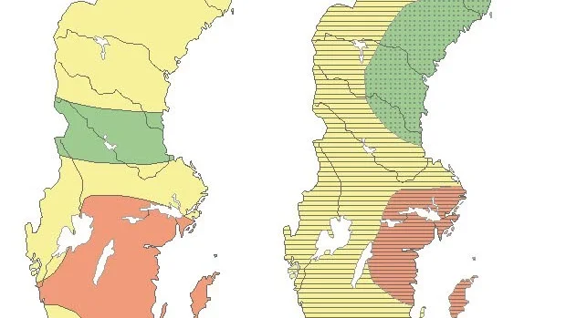 


Det lyser rött i östra Götaland.



