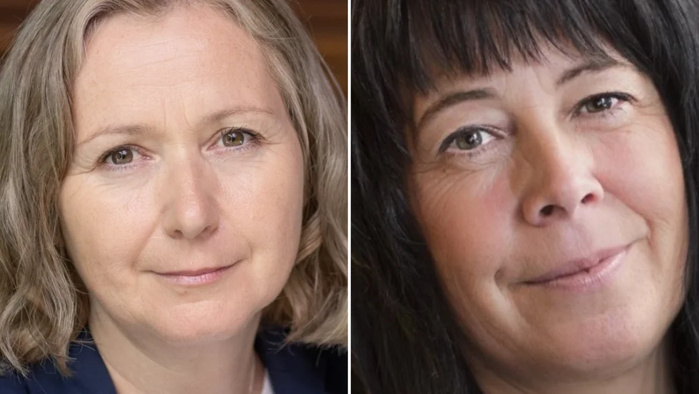 Katarzyna Wikström, socialchef och Ejja Häman Aktell, vård- och omsorgschef: ”Självklart vill vi lyssna på personalen”, säger de. 
