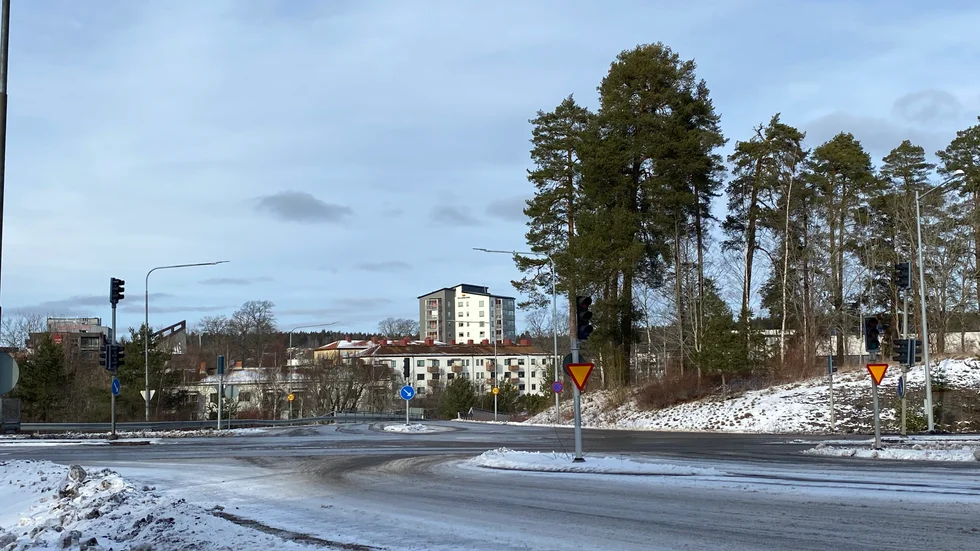På grund av elavbrott var trafikljusen på Norrköpingsvägen ur funktion, till och från, under måndagen och tisdagen. 