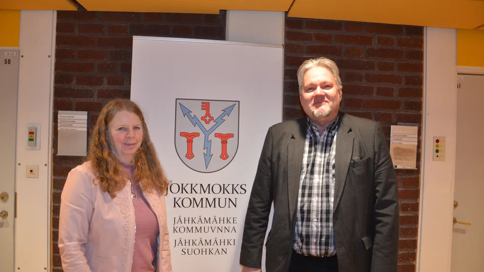 Monica Lundkvist och Stefan Andersson ser positivt på framtidens utveckling av nybyggen.