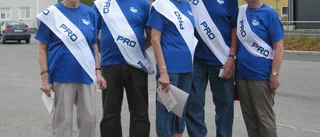 Protesterade mot pensionärernas höga skatt