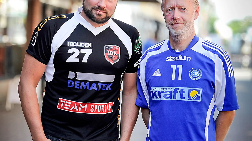Samarbete. Clemensnäs tränare Martin Johansson, till höger, kommer att ha en hel del att göra med IBK-tränaren Jonas Fahlman.