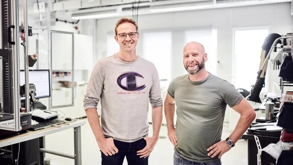Jesper Eman, vd Centropy och Fredrik Högberg vd More Industries.