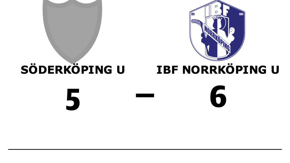 Söderköpings IBK U-lag förlorade mot IBF Norrköping U-lag