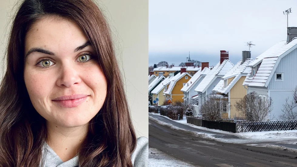 Sofia Johansson har sökt hus i snart två år. Utbudet i Nyköping beskriver hon som litet och har därför börjat kolla på hus i grannkommuner.