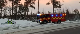 Trafikolycka på E4 i Höglandsnäs