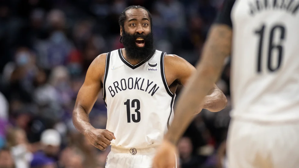 James Harden är klar för spel i Philadelphia 76ers. Arkivbild.
