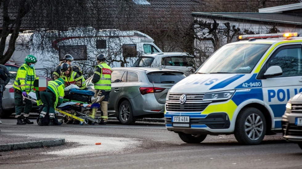 En kollision inträffade på Finspångsvägen under tisdagseftermiddagen.