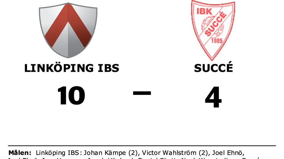 Linköpings IBS vann mot IBK Succe